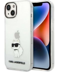 Karl Lagerfeld KLHCP14MHNCHTCT Ikonik Choupette Защитный чехол для iPhone 14 Plus / 15 Plus 6.7" / прозрачный Чехлы - альтернативные