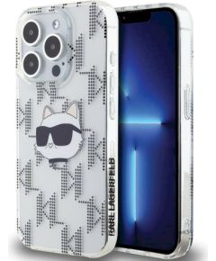Karl Lagerfeld KLHCP15XHKLPCHT Hardcase IML Choupette Head & Monog Защитный чехол для iPhone 15 Pro Max 6.7" / прозрачный Чехлы - альтернативные