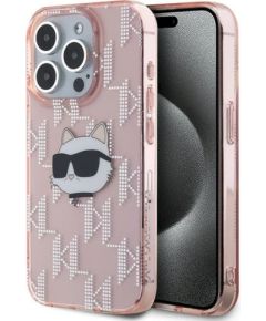 Karl Lagerfeld KLHCP15XHKLPCHP Защитный чехол для iPhone 15 Pro Max 6.7" / розовый Чехлы - альтернативные