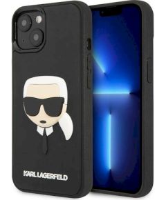 Karl Lagerfeld KLHCP14MKH3DBK Hardcase 3D Rubber Karl`s Head Защитный чехол для iPhone 14 Plus/15 Plus 6.7" / чёрный Чехлы - альтернативные