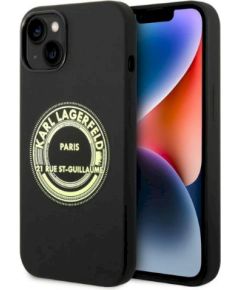 Karl Lagerfeld KLHCP14MSRSGRCK Silicone RSG Защитный чехол для iPhone 14 Plus / 15 Plus 6,7" / чёрный Чехлы - альтернативные