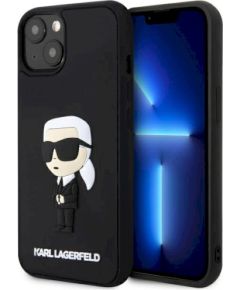 Karl Lagerfeld KLHCP14M3DRKINK Rubber Ikonik 3D Защитный чехол для iPhone 14 Plus / 15 Plus 6.7" / чёрный Чехлы - альтернативные