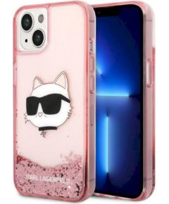 Karl Lagerfeld KLHCP14MLNCHCP Glitter Choupette He Защитный чехол для iPhone 14 Plus/15 Plus 6,7" / розовый Чехлы - альтернативные