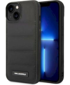 Karl Lagerfeld KLHCP14MPSQAK Puffy Elongated Logo Hardcase Защитный чехол для iPhone 14 Plus / 15 Plus 6,7" / чёрный Чехлы - альтернативные
