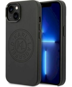 Karl Lagerfeld KLHCP14MFWHK Hardcase Leather Perforated Lo Защитный чехол для iPhone 14 Plus / 15 Plus 6,7" / чёрный Чехлы - альтернативные