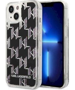 Karl Lagerfeld KLHCP14SLMNMK Hardcase Liquid Glitter Monogram Защитный чехол для iPhone 14/15/13 6,1" / чёрный Чехлы - альтернативные