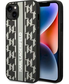 Karl Lagerfeld KLHCP14MPGKLSKG Защитный чехол для iPhone 14 Plus / 15 Plus 6.7" / серый Monogram Stripe Чехлы - альтернативные