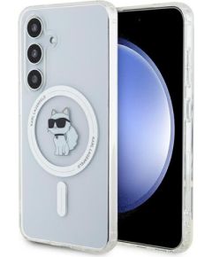 Karl Lagerfeld KLHMS24SHFCCNOT Защитный чехол IML Choupette MagSafe для Samsung Galaxy S24 S921 / прозрачный Чехлы - альтернативные