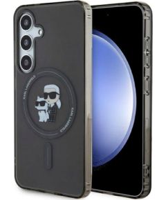 Karl Lagerfeld KLHMS24SHGKCNOK Hardcase IML Karl&Choupette MagSafe Защитный чехол для Samsung Galaxy S24 / чёрный Чехлы - альтернативные