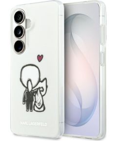 Karl Lagerfeld IML Karl&Choupette MagSafe Aizsargapvalks priekš Samsung Galaxy S26 / caurspīdīgs Neoriģinālie Maciņi