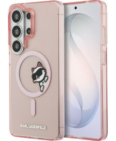 Karl Lagerfeld IML Peekaboo Choupette MagSafe Защитный чехол для Samsung Galaxy S26 Ultra / розовый Чехлы - альтернативные