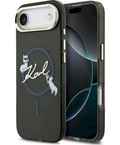 Karl Lagerfeld IML Choupettes Karl Script Logo MagSafe Защитный чехол для iPhone Air / чёрный Чехлы - альтернативные