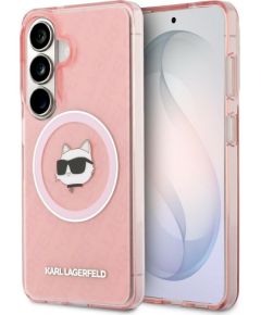 Karl Lagerfeld IML Repeated Choupette MagSafe Case Защитный чехол для Samsung Galaxy S26 Plus / розовый Чехлы - альтернативные