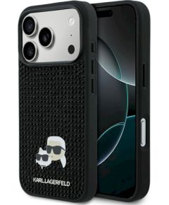 Karl Lagerfeld Rhinestones Karl&Choupette Pin Защитный чехол для iPhone 17 Pro / чёрный Чехлы - альтернативные