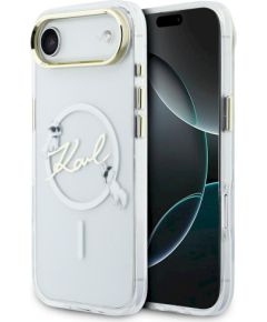 Karl Lagerfeld IML Choupettes Karl Script Logo MagSafe Защитный чехол для iPhone Air / прозрачный Чехлы - альтернативные