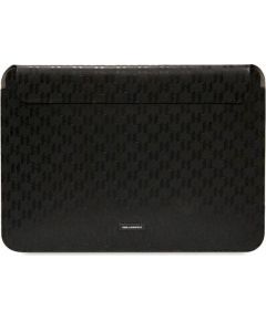 Karl Lagerfeld Sleeve KLCS14SAKLHPK Klēpjdatora maciņš 14" Saffiano Plaque / melns Somas portatīvajiem datoriem
