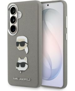 Karl Lagerfeld Saffiano Double Heads Metal Защитный чехол для Samsung Galaxy S26 / серебристый Чехлы - альтернативные