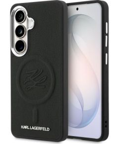 Case Karl Lagerfeld Embossed Ring Initials MagSafe Защитный чехол для Samsung Galaxy S26 Plus / чёрный Чехлы - альтернативные