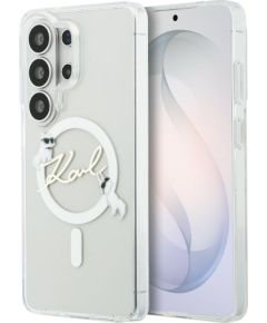 Case Karl Lagerfeld IML KC Script MagSafe Aizsargapvalks priekš Samsung Galaxy S26 Ultra / caurspīdīgs Neoriģinālie Maciņi