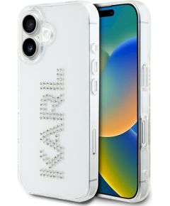 Karl Lagerfeld IML Rhinestones Logo Case Защитный чехол для iPhone 16 / прозрачный Чехлы - альтернативные
