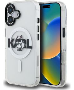 Karl Lagerfeld IML Choupette Sketch Logo MagSafe Case Защитный чехол для iPhone 17 / прозрачный Чехлы - альтернативные