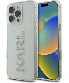 Karl Lagerfeld IML Rhinestones Logo Case Защитный чехол для iPhone 16 Pro / прозрачный Чехлы - альтернативные
