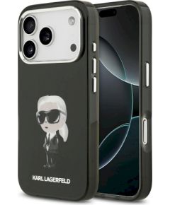 Karl Lagerfeld IML Aquarelle Karl & Logo MagSafe Case Aizsargapvalks priekš iPhone 17 Pro / melns Neoriģinālie Maciņi