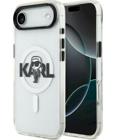 Karl Lagerfeld IML Karl Sketch Logo MagSafe Case Aizsargapvalks priekš iPhone Air / caurspīdīgs Neoriģinālie Maciņi
