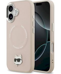 Karl Lagerfeld Choupette Pin MagSafe Case Защитный чехол для iPhone 17 / розовый Чехлы - альтернативные
