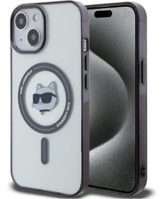 Karl Lagerfeld KLHMP15SHCHNOTK Защитный чехол для iPhone 15/14/13 6.1" transparent hardcase IML Choupette`s Head Mag Чехлы - альтернативные