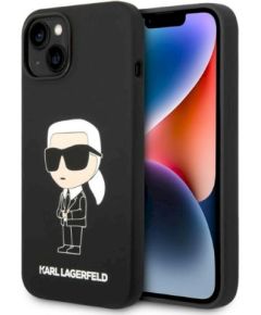 Karl Lagerfeld KLHMP14MSNIKBCK Silicone Ikonik Magsafe Защитный чехол для iPhone 14 Plus / 15 Plus 6,7" / чёрный Чехлы - альтернативные
