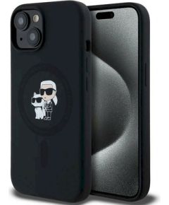 Karl Lagerfeld KLHMP15MSCMKCRHK Защитный чехол для iPhone 15 Plus / 14 Plus 6.7" / чёрный Чехлы - альтернативные