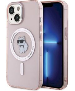 Karl Lagerfeld KLHMP15SHFCCNOP Hardcase IML Choupette MagSafe Защитный чехол для iPhone 15/14/13 6.1" / розовый Чехлы - альтернативные