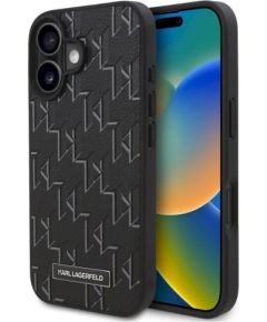 Karl Lagerfeld KLHMP16MPKHPORPK Hardcase Hot Stamp MagSafe Защитный чехол для iPhone 16 Plus 6.7" / чёрный Чехлы - альтернативные