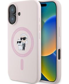 Karl Lagerfeld KLHMP16MSCMKCRHP Защитный чехол для iPhone 16 Plus 6.7" / розовый Чехлы - альтернативные