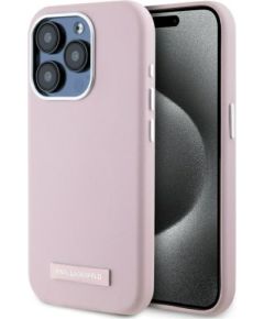 Karl Lagerfeld KLHMP15LPGMSRPP Hardcase FW Metal Plate MagSafe Защитный чехол для iPhone 15 Pro 6.1" / розовый Чехлы - альтернативные