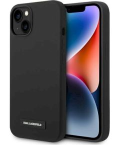 Karl Lagerfeld KLHMP14MSLMP1K hardcase Silicone Plaque Mag Защитный чехол для iPhone 14 Plus / 15 Plus 6,7" / чёрный Чехлы - альтернативные
