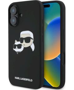 Karl Lagerfeld KLHMP16MSKCHPPLK Защитный чехол для iPhone 16 Plus 6.7" / чёрный Чехлы - альтернативные