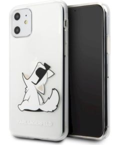 Karl Lagerfeld KLHCN61CFNRC Choupette Fun Aizsargapvalks priekš iPhone 11 6,1"/XR / caurspīdīgs Neoriģinālie Maciņi
