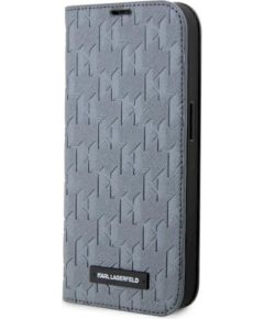 Karl Lagerfeld KLBKP14LSAKLHPG Aizsargapvalks priekš iPhone 14 Pro 6.1" / sudraba Neoriģinālie Maciņi