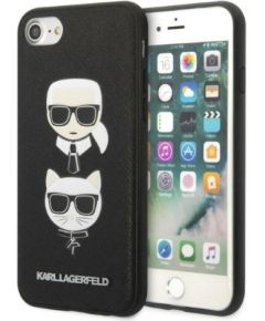 Karl Lagerfeld KLHCI8SAKICKCBK Hardcase Saffiano Karl&Cho Защитный чехол для iPhone 7/8 / SE 2020 / SE 2022 / чёрный Чехлы - альтернативные