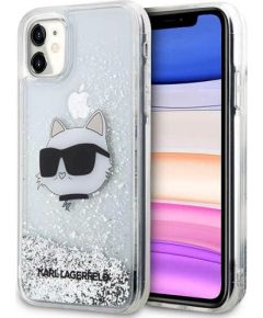 Karl Lagerfeld KLHCN61LNCHCS Защитный чехол Glitter Choupette Head для iPhone 11/XR / серебристый Чехлы - альтернативные