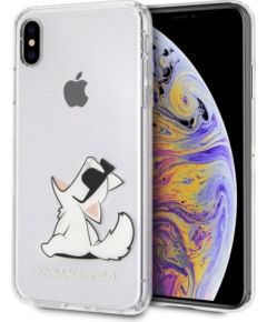 Karl Lagerfeld KLHCI65CFNRC Choupette Fun Защитный чехол для iPhone Xs Max / прозрачный Чехлы - альтернативные