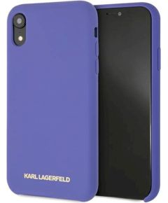 Karl Lagerfeld KLHCI61SLVOG Защитный чехол для iPhone Xr Silicone / фиолетовый Чехлы - альтернативные