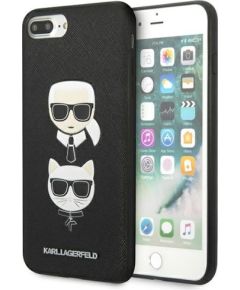 Karl Lagerfeld KLHCI8LSAKICKCBK Saffiano Karl&Choupette Защитный чехол для iPhone 7 Plus/8 Plus / чёрный Чехлы - альтернативные