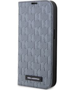 Karl Lagerfeld KLBKP14SSAKLHPG Bookcase Защитный чехол для iPhone 14/15/13 6.1" / серебристый Чехлы - альтернативные