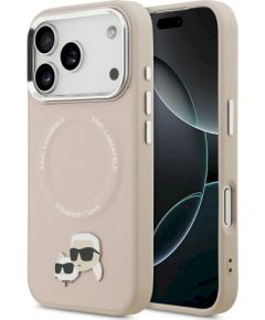 Karl Lagerfeld Karl & Choupette Pins MagSafe Case Защитный чехол для iPhone 17 Pro / розовый Чехлы - альтернативные