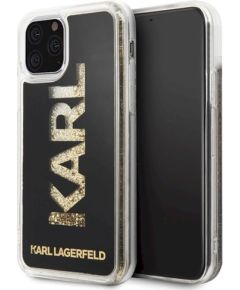 Karl Lagerfeld KLHCN58KAGBK Karl logo Glitter Защитный чехол для iPhone 11 Pro / чёрный Чехлы - альтернативные