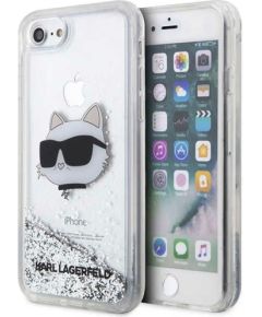 Karl Lagerfeld KLHCI8LNCHCS Hardcase Glitter Choupette H Защитный чехол для iPhone 7/8/SE 2020 / SE 2022 / серебристый Чехлы - альтернативные