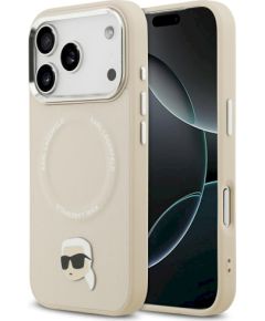 Karl Lagerfeld Karl Pin MagSafe Case Защитный чехол для iPhone 17 Pro Max / бежевый Чехлы - альтернативные